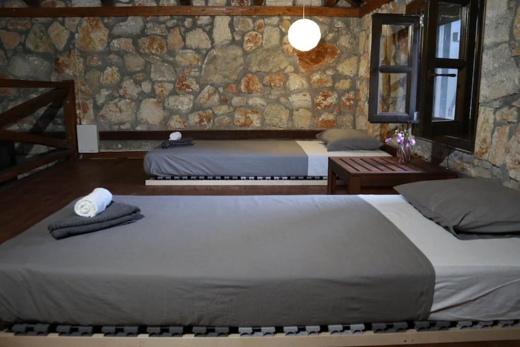 Villa Wood & Stone Dream View House B Diaporos Exterior foto